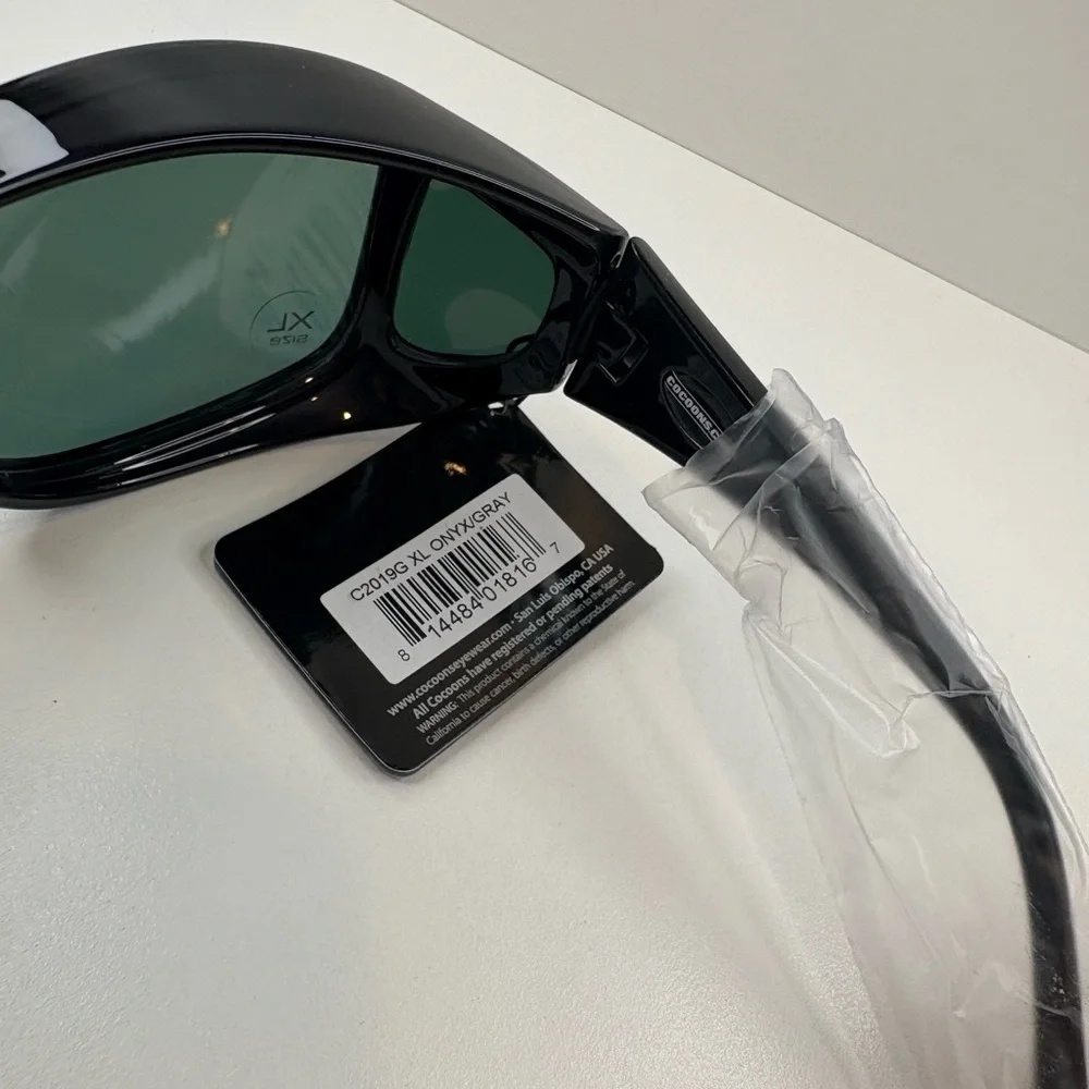 Cocoons C2019G XL ONYX/GRAY Sunglasses - Cocoons‎ Sunglasses Fitovers XL